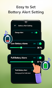 Full Battery Alarm & Warning