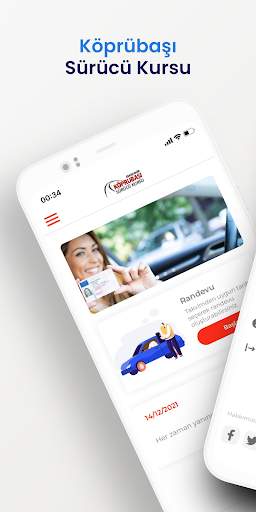 Android application Köprübaşı Sürücü Kursu screenshort