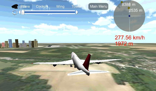 Android application Flight Simulator B737-400 screenshort