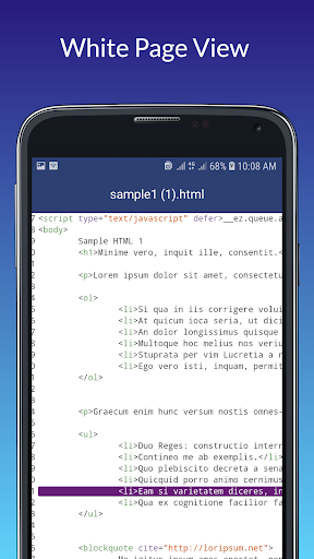 Html Viewer: Read Html Code Screen 2