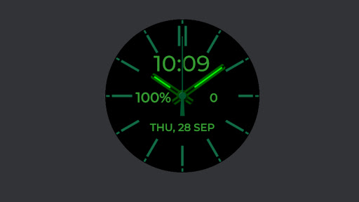 Neon Green watchface screenshot 12