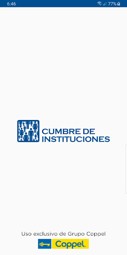 Android application Cumbre de Instituciones screenshort
