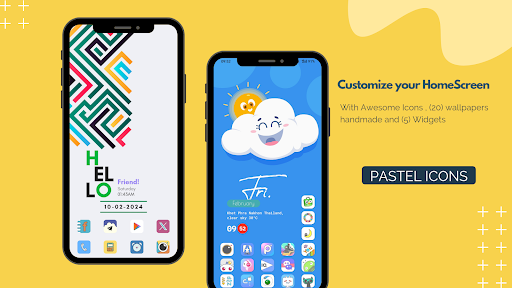 Android application Pastel Icon Pack screenshort
