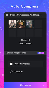 Screenshot 3 Compresor de imágenes android
