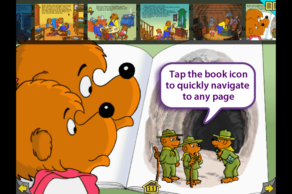 Android application Berenstain Bears In The Dark screenshort
