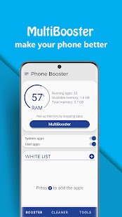 Phone Booster Pro - Foto e ekranit me ndalim të detyruar
