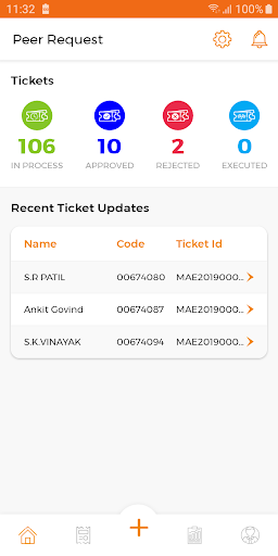 Android application MAE Support screenshort