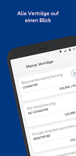 Android application Meine Allianz screenshort
