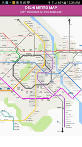 Delhi Metro Subway Map Offline 1.000 APK + Mod (Free purchase) for Android