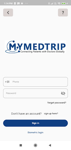 MyMedTrip Screen 2