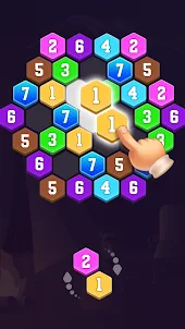 Hexa Merge: Number Puzzle Game