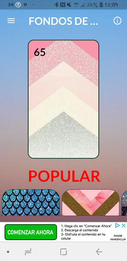 Android application BRILLANTES Y PURPURINA screenshort