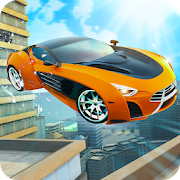 City Rooftop Stunt Car Racing Ramps 1.9 Icon