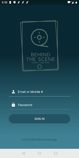 Android application Behind The Scene screenshort