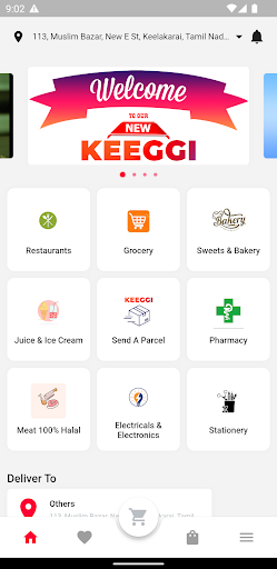 Android application Keeggi screenshort