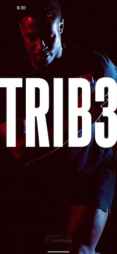 Android application TRIB3 Bookings screenshort