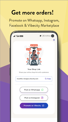 Sell on Vibecity: Seller App Screen 3