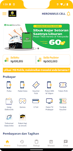 Android application MB Mobile screenshort