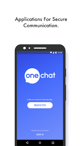 Android application OneChat screenshort