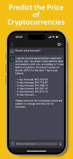 Chat AI: Crypto Investing Screen 3