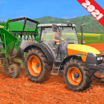 Cover Image of ดาวน์โหลด Offroad Tractor Transport 2021-Farming Games 3d 1.0 APK