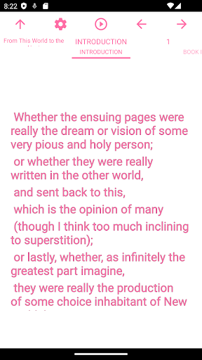 Android application Book: From This World screenshort
