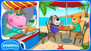 Cafe Hippo: Kids cooking game - Screenshot 1