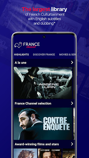 Android application France Channel screenshort
