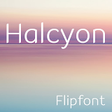 ZF Halcyon™ Latin Flipfont icon