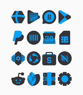 Dark Blue – Icon Pack APK (PAID) Free Download Latest 9