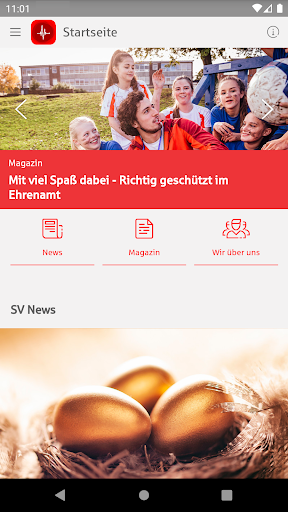 Android application SV Puls screenshort