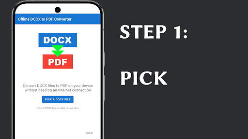 Offline DOCX to PDF Converter