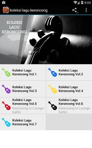 Koleksi lengkap Lagu Keroncong Screenshot 1 - AppWisp.com