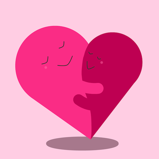 Pink wallpaper & theme logo