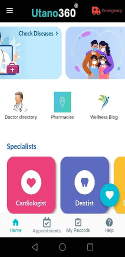 Android application Utano360 screenshort