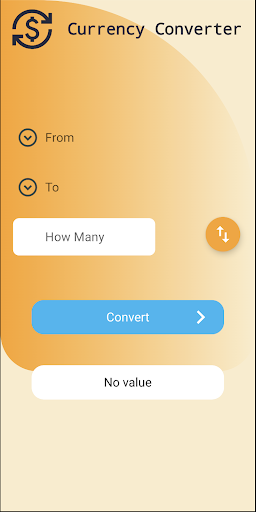 Android application Currency Convert screenshort
