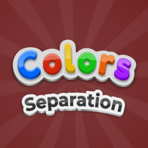 Colors separation game logo