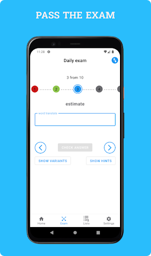 Personal Dictionary Screen 3