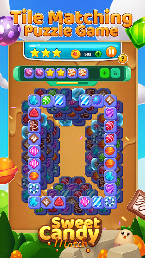 Sweet candy puzzle - Triple match games screenshots 7