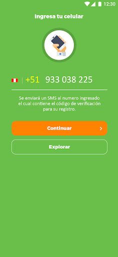 Android application Holi Supermercados screenshort