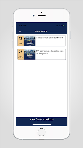 Eventos FUCS Screen 2