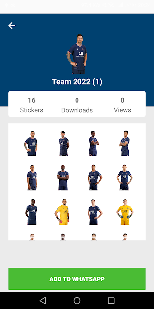 Imágen 7 PSG Stickers android