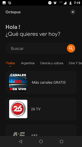 Octopus - Tv en vivo Screen 2