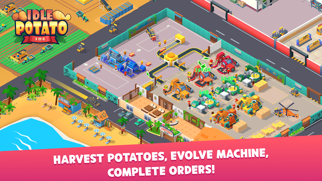Potato Inc - Tycoon, Idle 1.6.6 APK + Mod (Free purchase) for Android