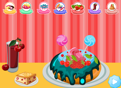 Jogos de Culinaria-bolo no Meninas Jogos