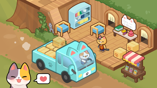 Idle Cat Tycoon : Furniture craft shop android2mod screenshots 4