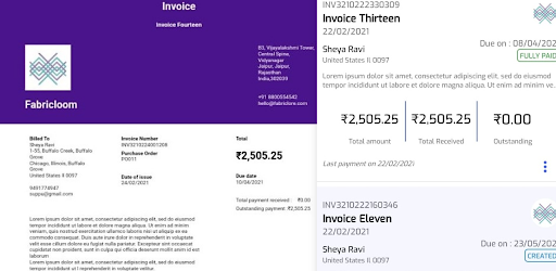 Day-to-day Invoices