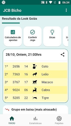 Android application JCB Bicho Look Goiás screenshort