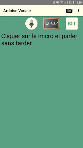 Android application Voice Slate screenshort