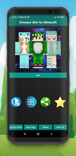 Android application Dinosaur Skins for Minecraft screenshort